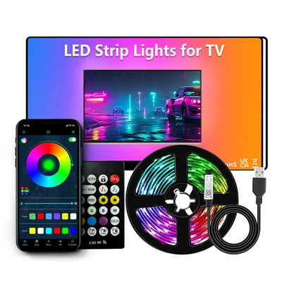TV pozadinsko osvjetljenje iza trake LED svjetla